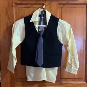 Toddler Dress Shirt w/ Blazer and Tie